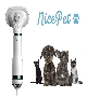 Spazzola Phon Silenziosa Nice Pet per Cani e Gatti: Asciugatura Delicata e Toelettatura di Livello Professionale Nice Pet Spazzola Phon Silenziosa